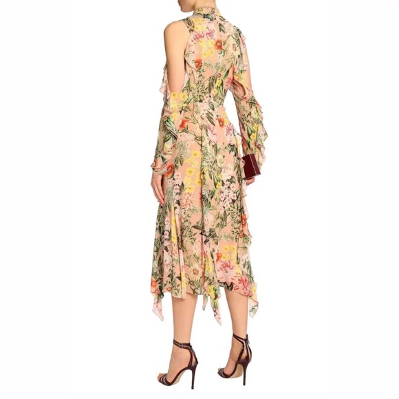 Nicholas The Label The Secret Garden Cold Shoulder Dress US Size 6 - Picture 2 of 11